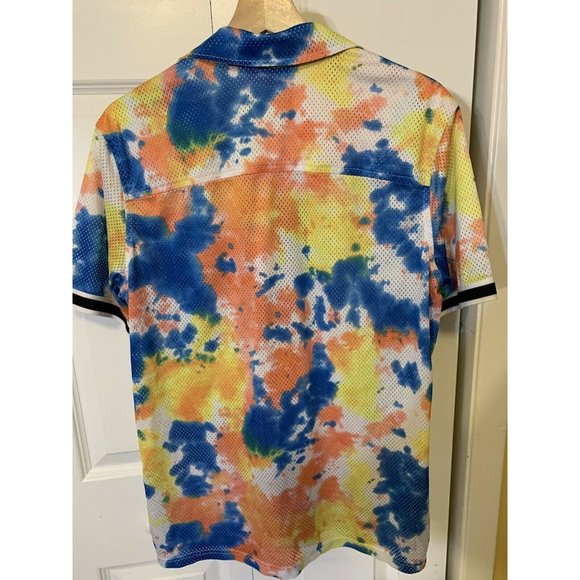 Original Use Men’s Sz M Tie Dye Button Fit Short‎ Sleeve Shirt - Picture 8 of 8